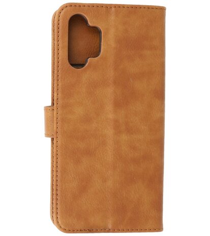 Booktype Hoesje Wallet Case Telefoonhoesje voor Samsung Galaxy A13 4G - Bruin