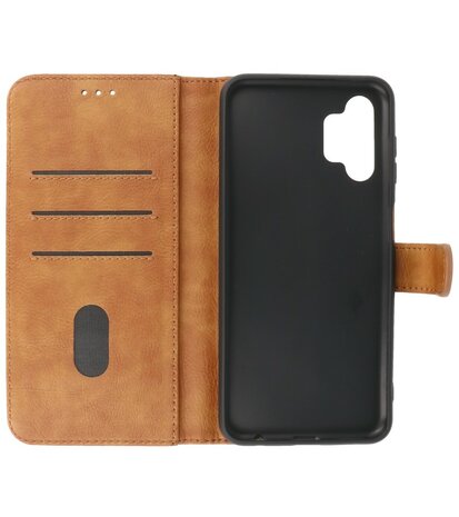 Booktype Hoesje Wallet Case Telefoonhoesje voor Samsung Galaxy A13 4G - Bruin