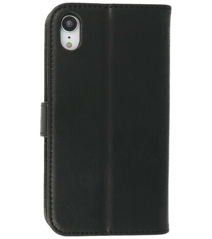 Booktype Hoesje Wallet Case Telefoonhoesje voor iPhone XR - Zwart
