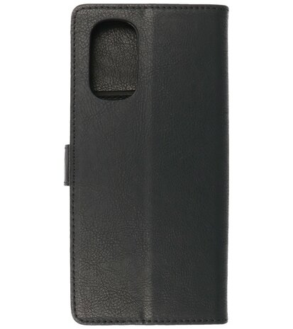 Booktype Hoesje Wallet Case Telefoonhoesje voor Motorola Moto G22 - Zwart