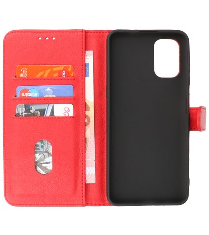 Booktype Hoesje Wallet Case Telefoonhoesje voor Nokia G21 - Rood