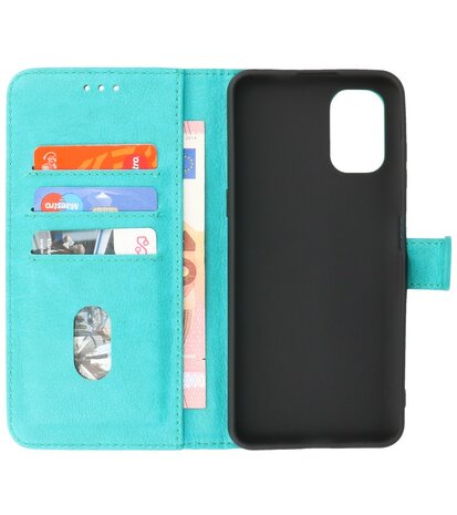 Booktype Hoesje Wallet Case Telefoonhoesje voor Nokia G21 - Groen