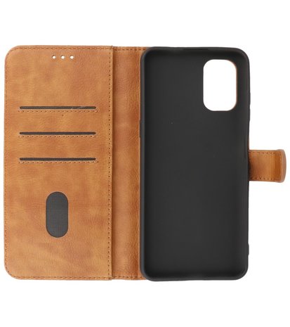 Booktype Hoesje Wallet Case Telefoonhoesje voor Nokia G21 - Bruin