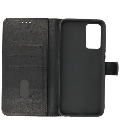 Booktype Hoesje Wallet Case Telefoonhoesje voor Oppo Find X5 Lite - Zwart
