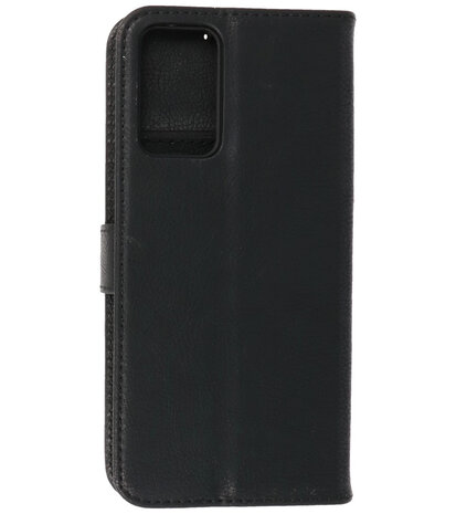 Booktype Hoesje Wallet Case Telefoonhoesje voor Oppo Find X3 Lite - Reno 5 5G - Zwart