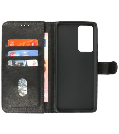 Booktype Hoesje Wallet Case Telefoonhoesje voor Xiaomi 12 Pro - Zwart