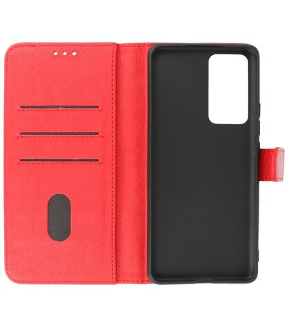 Booktype Hoesje Wallet Case Telefoonhoesje voor Xiaomi 12 Pro - Rood