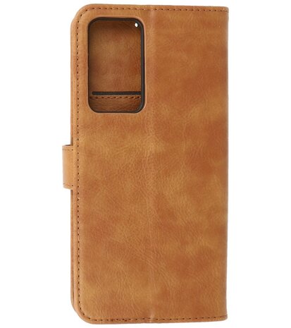 Booktype Hoesje Wallet Case Telefoonhoesje voor Xiaomi 12 Pro - Bruin