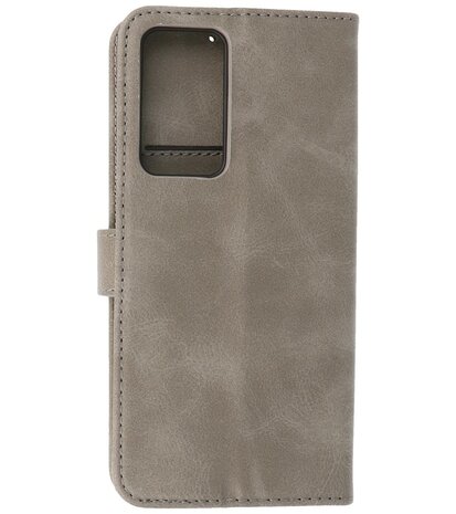 Booktype Hoesje Wallet Case Telefoonhoesje voor Xiaomi 12 Pro - Grijs