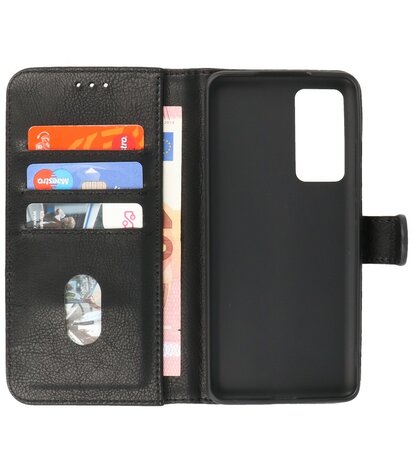 Booktype Hoesje Wallet Case Telefoonhoesje voor Xiaomi 12 - Zwart