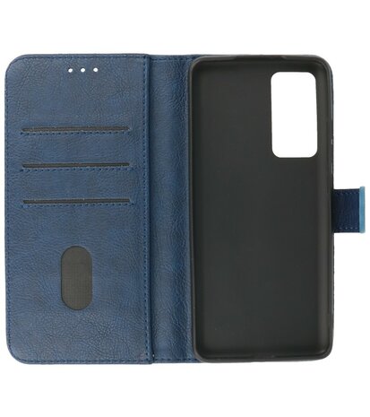 Booktype Hoesje Wallet Case Telefoonhoesje voor Xiaomi 12 - Navy