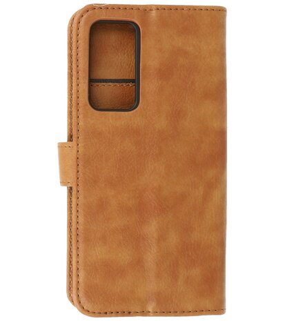 Booktype Hoesje Wallet Case Telefoonhoesje voor Xiaomi 12 - Bruin