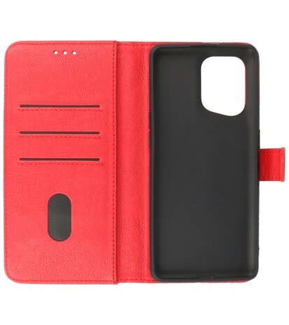 Booktype Hoesje Wallet Case Telefoonhoesje voor Oppo Find X5 - Rood