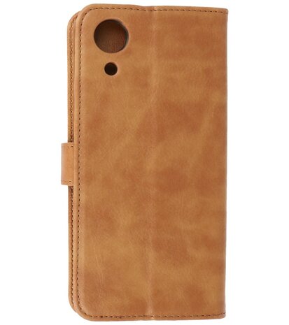 Booktype Hoesje Wallet Case Telefoonhoesje voor Samsung Galaxy A03 Core - Bruin