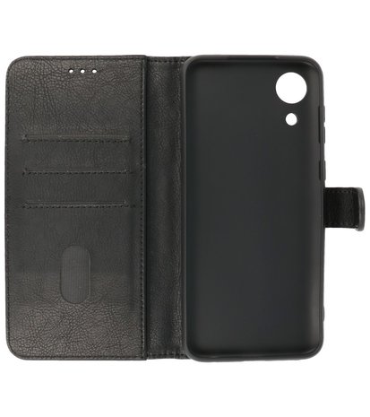 Booktype Hoesje Wallet Case Telefoonhoesje voor Samsung Galaxy A03 Core - Zwart