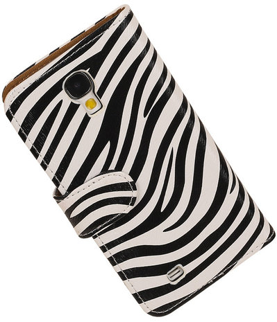 Zebra Samsung Galaxy S4 Hoesjes Book/Wallet Case/Cover