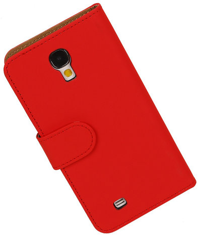 Rood Samsung Galaxy S4 Hoesjes Book/Wallet Case/Cover
