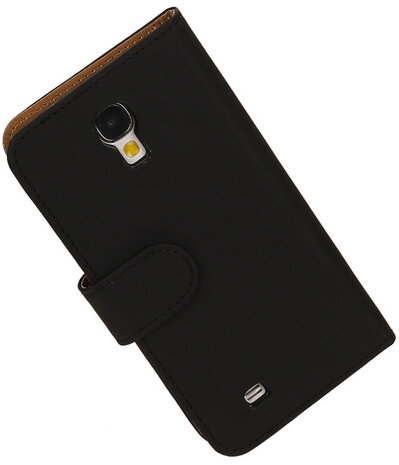 Zwart Samsung Galaxy S4 Hoesjes Book/Wallet Case/Cover