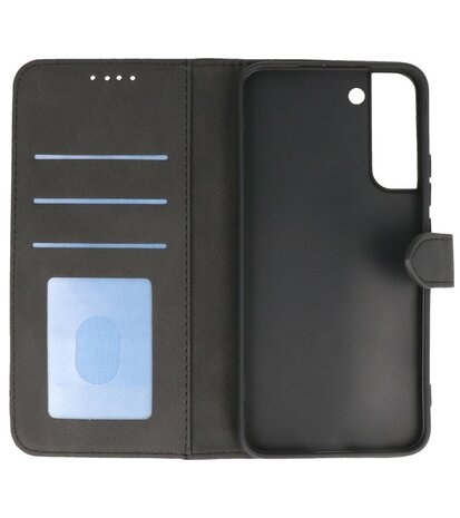 Samsung Galaxy S22 Plus Hoesje Portemonnee Book Case - Zwart