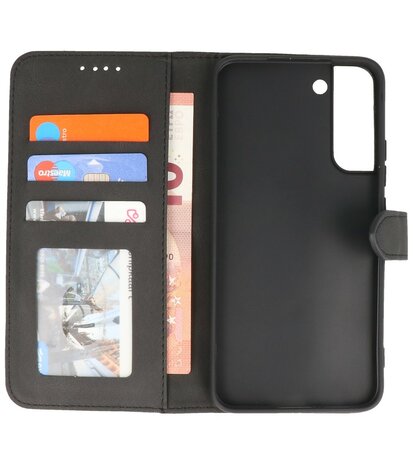 Samsung Galaxy S22 Plus Hoesje Portemonnee Book Case - Zwart