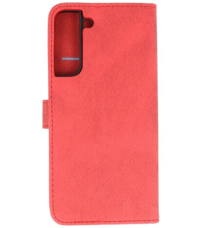 Samsung Galaxy S22 Plus Hoesje Portemonnee Book Case - Rood