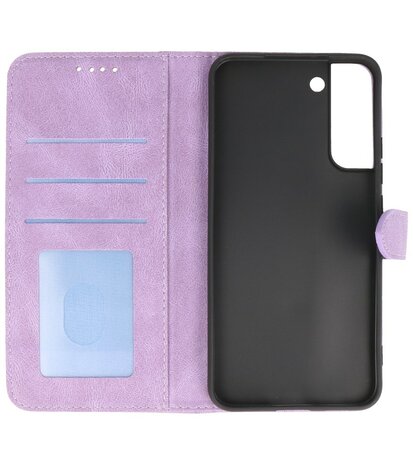 Samsung Galaxy S22 Plus Hoesje Portemonnee Book Case - Paars