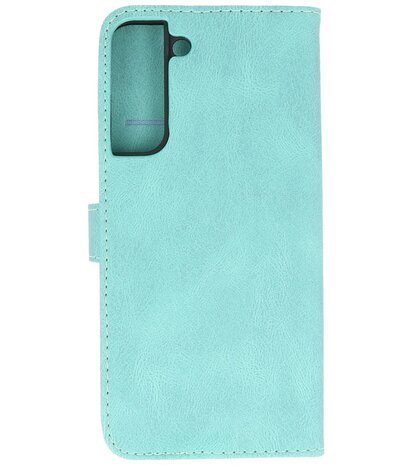 Samsung Galaxy S22 Plus Hoesje Portemonnee Book Case - Turquoise