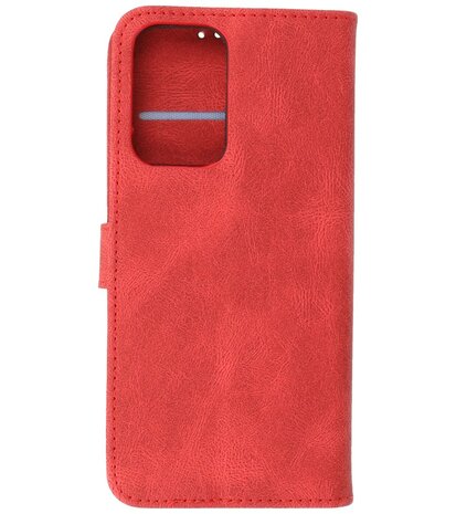 Samsung Galaxy A33 5G Hoesje Portemonnee Book Case - Rood