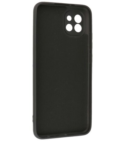2.0mm Dikke Fashion Telefoonhoesje - Siliconen Hoesje voor Samsung Galaxy A03 - Zwart