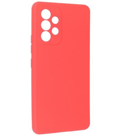 2.0mm Dikke Fashion Telefoonhoesje - Siliconen Hoesje voor Samsung Galaxy A13 4G - Rood