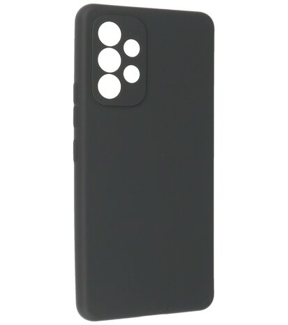 2.0mm Dikke Fashion Telefoonhoesje - Siliconen Hoesje voor Samsung Galaxy A23 - Zwart