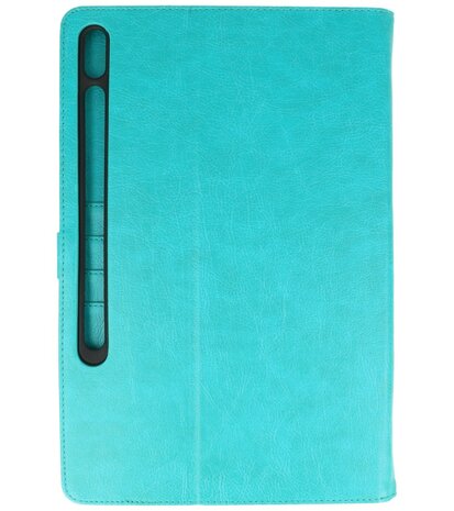 Tablet Hoesje voor Samsung Galaxy Tab S8 Plus -  Tab S7 Plus - Groen