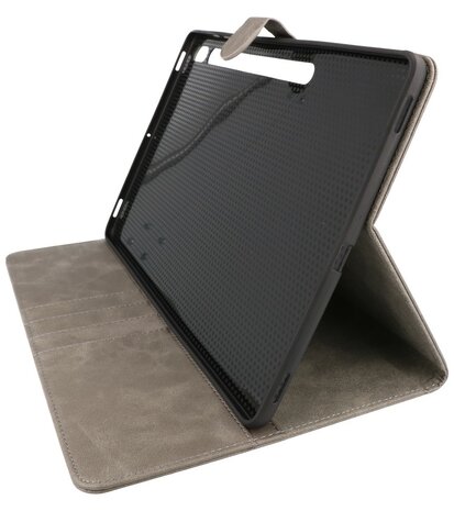 Tablet Hoesje voor Samsung Galaxy Tab S8 -  Tab S7 - Grijs