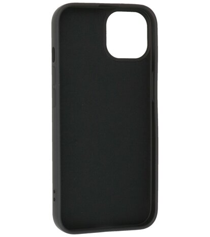 iPhone 14 Hoesje - 2.0mm Dikke Fashion Telefoonhoesje Backcover - Zwart