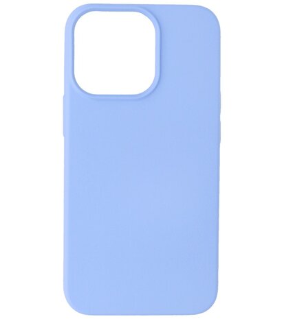 iPhone 14 Pro Max Hoesje - 2.0mm Dikke Fashion Telefoonhoesje Backcover - Paars