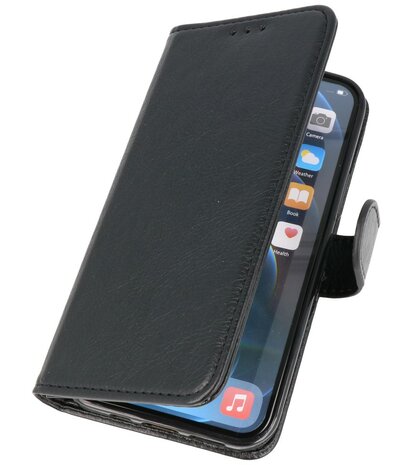 iPhone 14 Pro Hoesje Book Case Telefoonhoesje Zwart