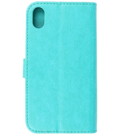 iPhone Xs Hoesje Book Case Telefoonhoesje Groen