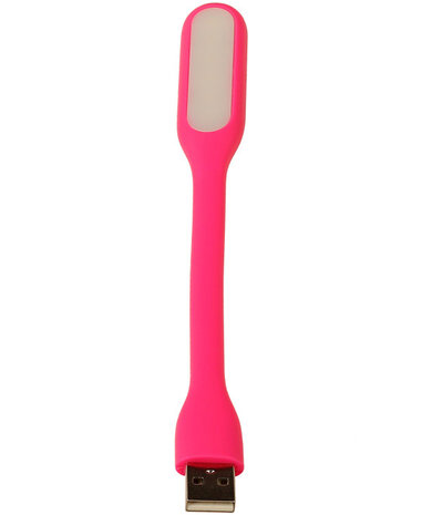 USB LED Lamp Flexibel Roze