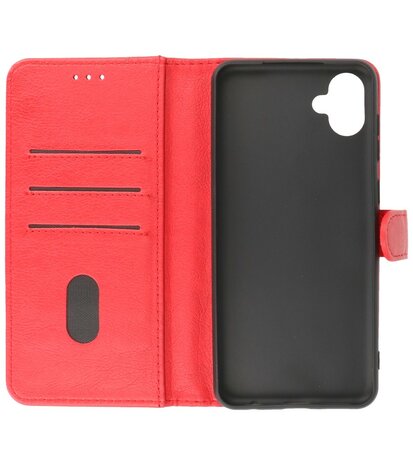 Samsung Galaxy A04 Hoesje Book Case Portemonnee Telefoonhoesje - Rood