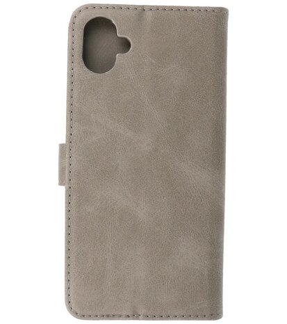 Samsung Galaxy A04 Hoesje Book Case Portemonnee Telefoonhoesje - Grijs