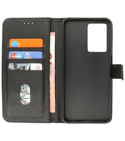 Oppo A77 5G & Oppo A57 5G Hoesje Book Case Portemonnee Telefoonhoesje - Zwart