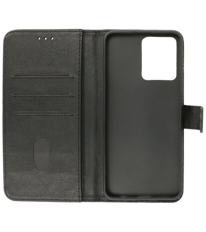 Oppo Reno 7 4G Hoesje Book Case Portemonnee Telefoonhoesje - Zwart