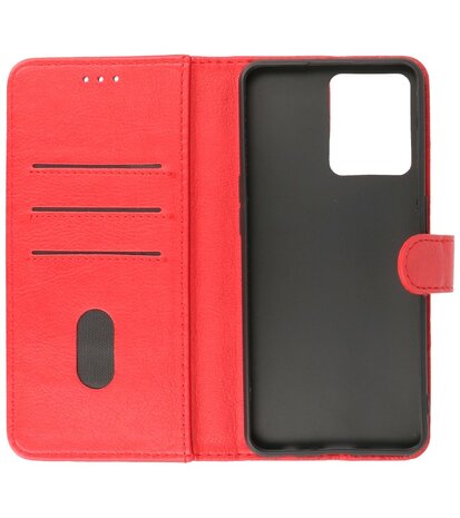 Oppo Reno 7 4G Hoesje Book Case Portemonnee Telefoonhoesje - Rood