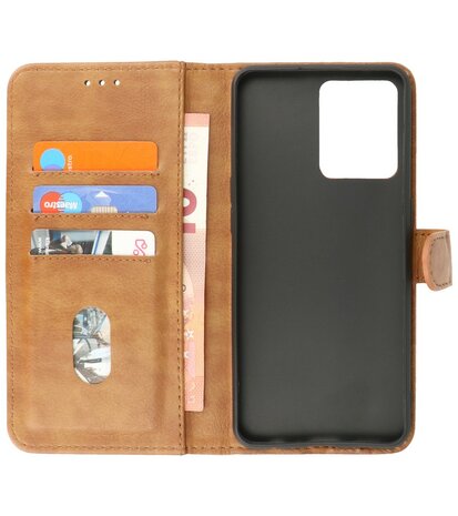 Oppo Reno 7 4G Hoesje Book Case Portemonnee Telefoonhoesje - Bruin