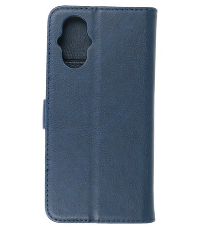 Oppo Reno 8 Lite Hoesje Book Case Portemonnee Telefoonhoesje - Navy