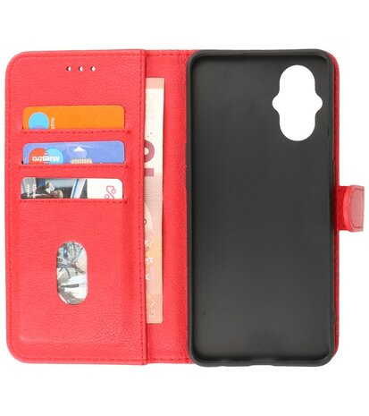 Oppo Reno 8 Lite Hoesje Book Case Portemonnee Telefoonhoesje - Rood