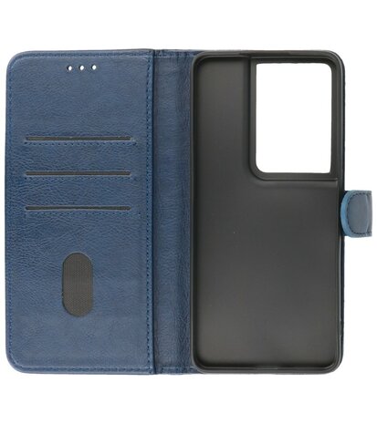 Oppo Reno 8 Pro Hoesje Book Case Portemonnee Telefoonhoesje - Navy