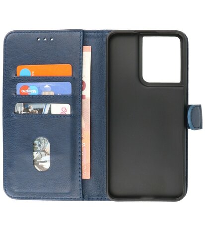 Oppo Reno 8 Hoesje Book Case Portemonnee Telefoonhoesje - Navy