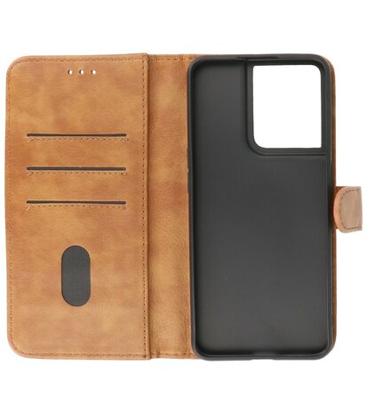 Oppo Reno 8 Hoesje Book Case Portemonnee Telefoonhoesje - Bruin