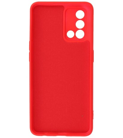 2.0mm Dikke Fashion Telefoonhoesje - Siliconen Hoesje voor Oppo A74 4G - A95 4G - Rood